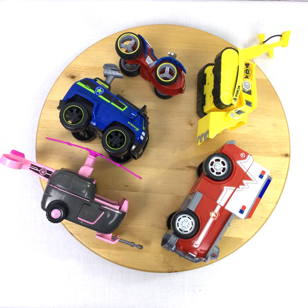 Paw Patrol Marshall Ryder Rubble Skye Chase Figures and Vehicle Bundle - Picture 5 of 12